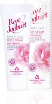 Softening foot cream Rose Joghurt | Rozen cosmetica met 100 % natuurlijke Bulgaarse rozenolie en rozenwater