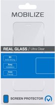 Mobilize Gehard Glas Ultra-Clear Screenprotector Geschikt voor Samsung Galaxy S22 Ultra - Zwart