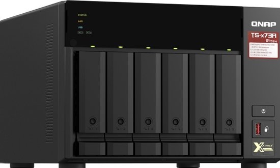 NAS Network Storage Qnap TS-673A-8G Black — afbeelding 2