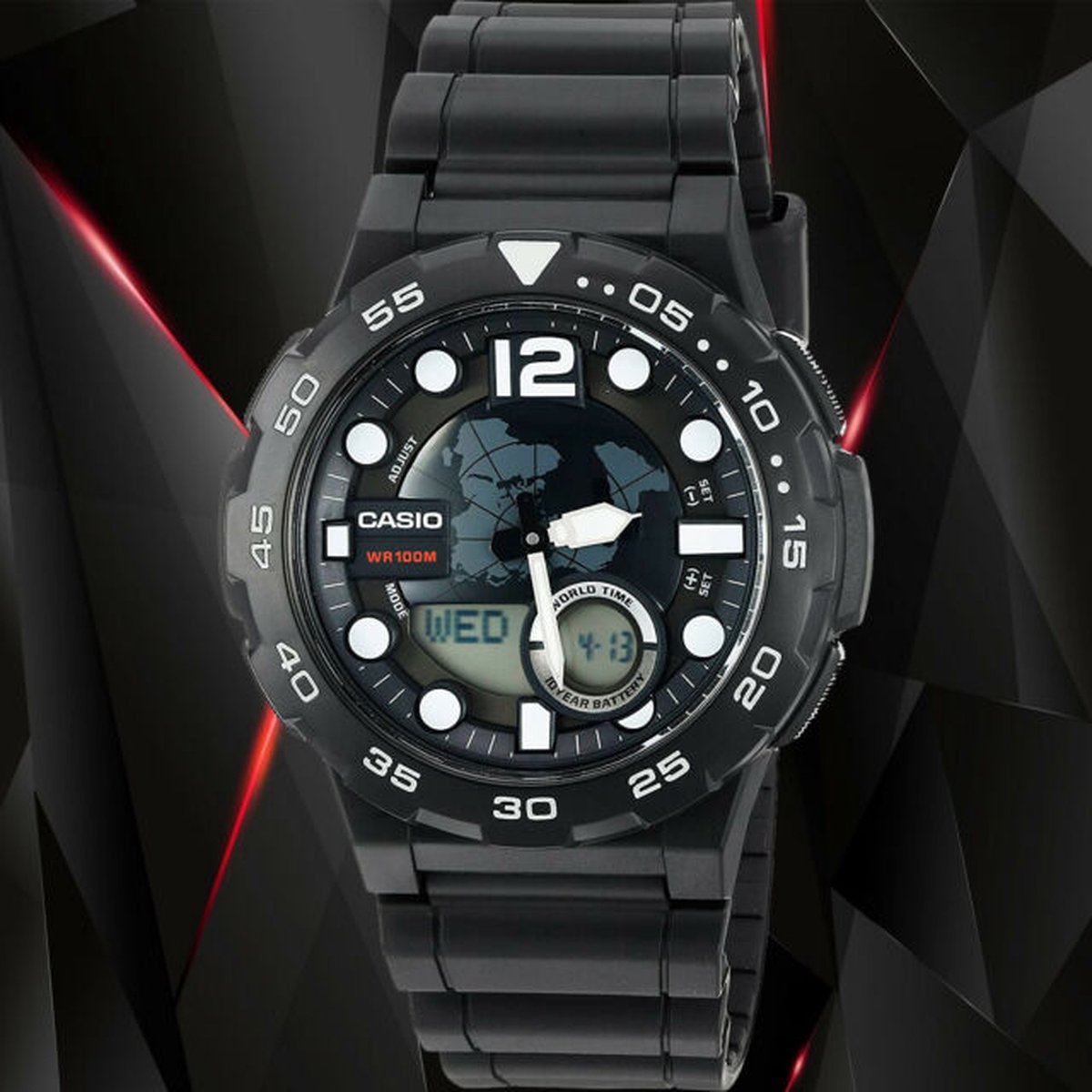 Casio horloge AEQ-100W-1A