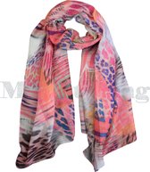 Sjaal Katoen Viscose Voorjaar Shawl Kalila- Pink