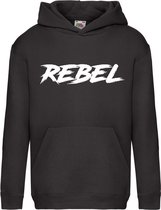 Rebel Kinderhoodie | Kindertrui | Hoodie | Sweater | Capuchon | Kindertrui | Classic Hooded | Kids Trui | Print