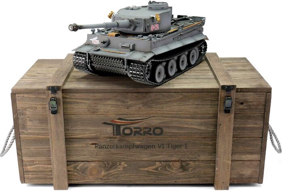 Torro - Char 1/16 Tiger 1 Early Production BB sons et fumées