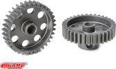 Team Corally - 48 DP Motortandwiel - Kort - Hard geanodiseerd AL7075 - 35 Tanden - Motoras dia. 3.17mm