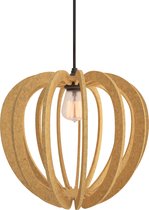 DECOBEL | DECO-VILT | Appel | Maat M | Hanglamp - E27 - Woonkamer - Eetkamer - Duurzaam - Petfles - Industrieel | Goud 83