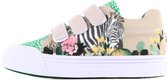 Sneakers | Meisjes | zebra | Canvas | Go Banana's | Maat 21