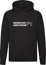 Eendje kan geen kwaad | Unisex | Trui | Sweater | Hoodie | Capuchon | Zwart | Feest | Borrel | Fuif | Zuipen | Bier | Wijn | Badeend