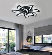 10 Lotus Plafond Verlichting - Moderne LED - Woonkamer - Keuken - Slaapkamer - Kinderkamer - Plafonnière - Dimbaar Met Afstandsbediening en App