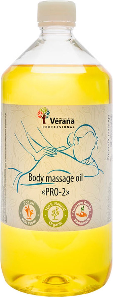 Huile de massage Verana, PRO-1, Sans OGM & Odeur, 100% Naturelle