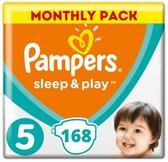 Pampers Sleep & Play Maat 5 - 168 Luiers Maandbox
