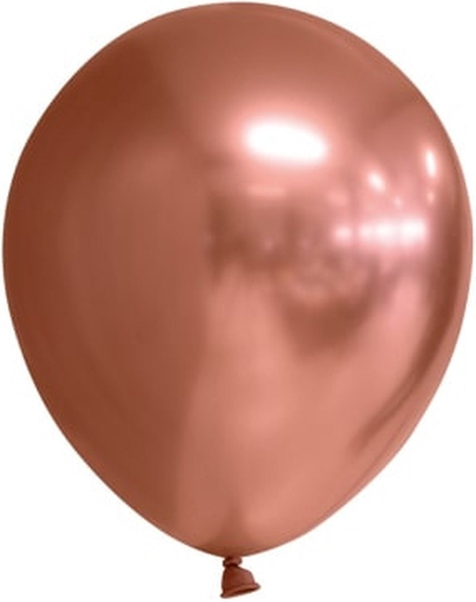 100 chrome 5 inch kleine ballonnen koper.