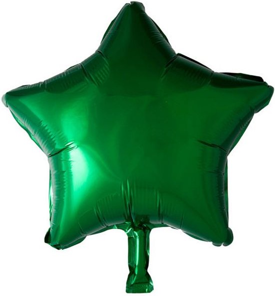 Wefiesta Folieballon Ster 46 Cm Groen