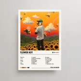Tyler the Creator Poster - Flower Boy Album Cover Poster - Tyler the Creator LP - A3 - Tyler the Creator Merch - Muziek