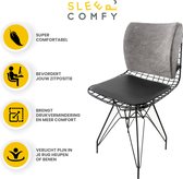Sleep Comfy - Oreiller dorsal en mousse à mémoire de forme médicale - Chaise et chaise de bureau - Soutien dorsal pour le bas du dos - Soutien lombaire - Oreiller lombaire - Travail à domicile | 36x10x33cm
