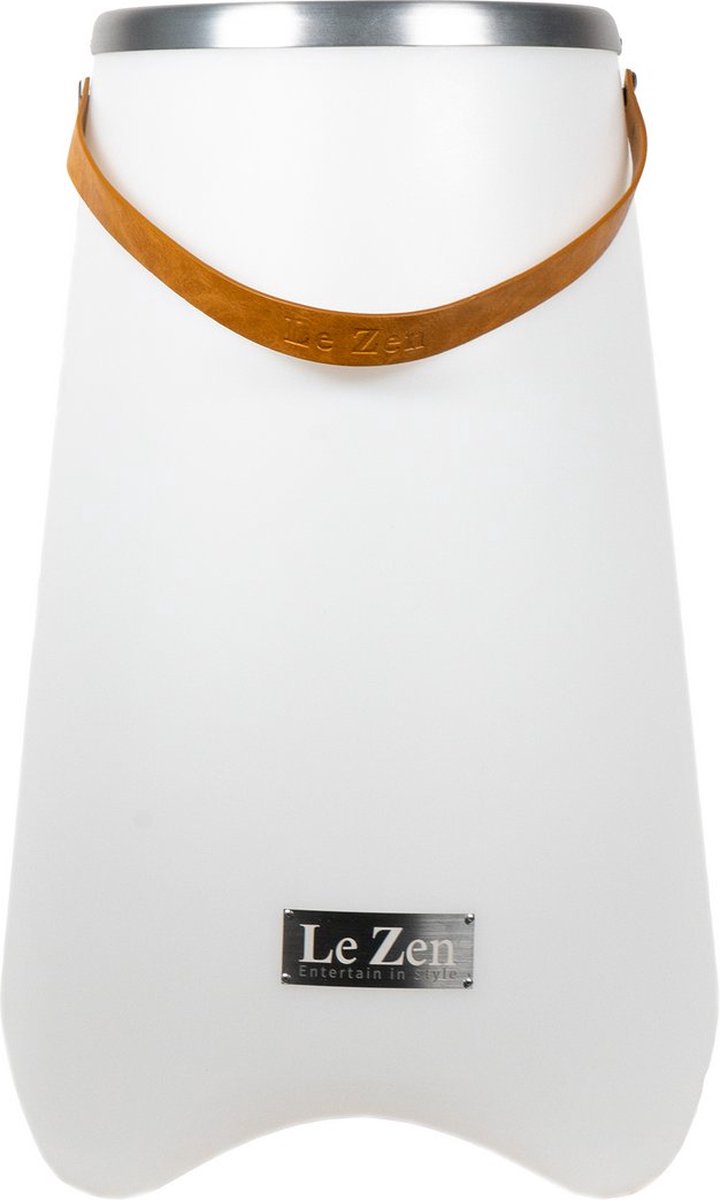 Le Zen Wijnkoeler Large Met Bluetooth Speaker En Led Licht - Champagne Koeler - Party speaker - Buiten En Binnen - tot 4 Flessen