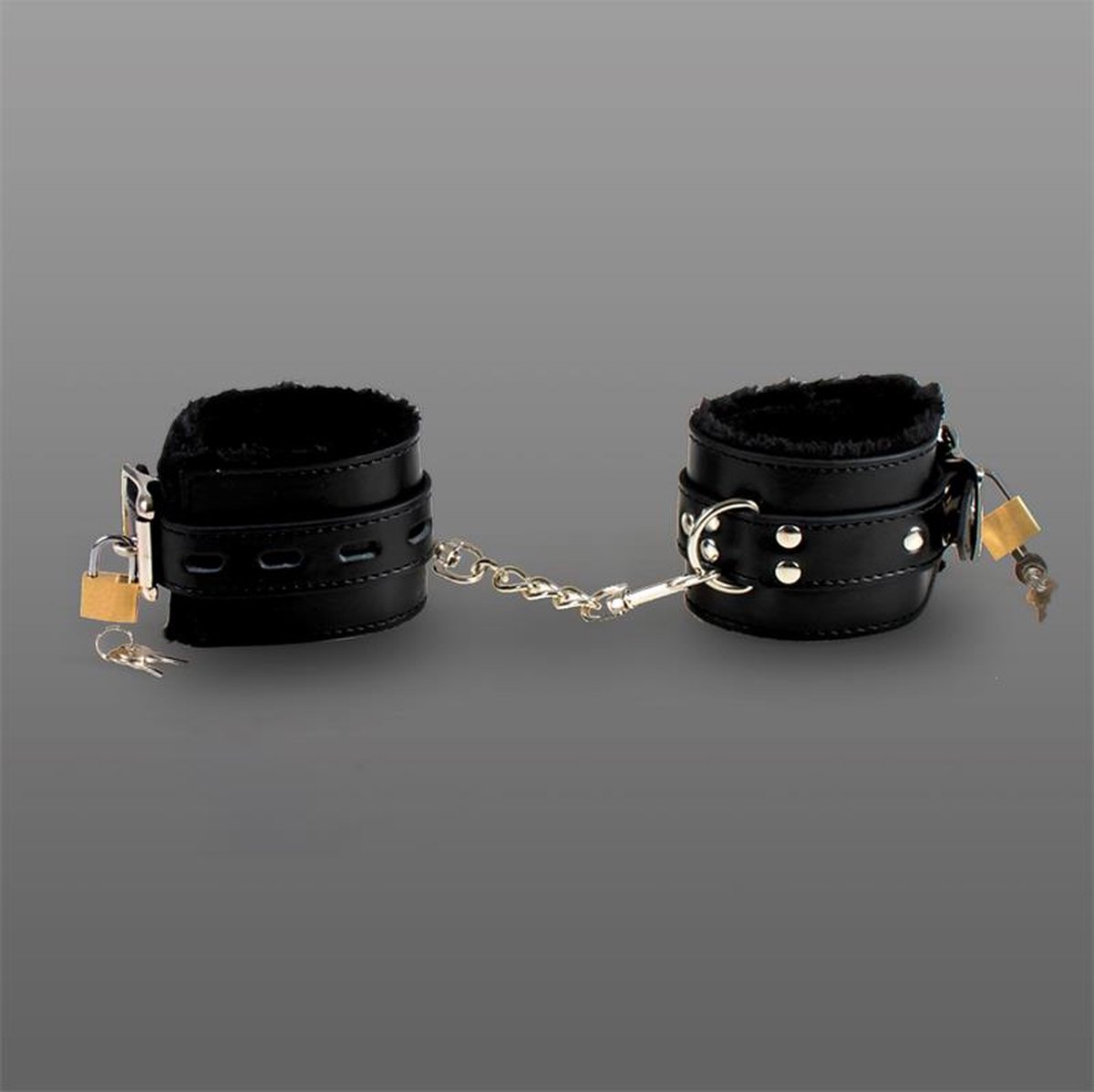 Goedkoopste Velvety Padded Handcuffs Black