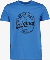 Unsigned heren T-shirt - Blauw - Maat XXL
