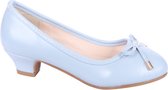 Meisjes schoen met Hak - Feest schoenen - Meisjes schoen met hak - Feestkleding meisjes - Bruidsmeisjes schoen - Meisjes Schoen - Communie schoen - Pastel Kleuren - Nok Nak - Maat 30 t/m 35 -