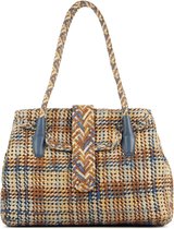 Allan K    Schoudertas Dames / Handtas -  Leer - Kirsten large - Blauw