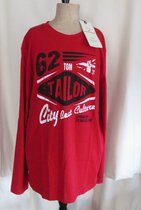 Tom Tailor shirt rood City Beat Culture maat 164