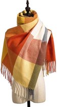 Sjaal - Scarf - 180 x 70cm - Oranje