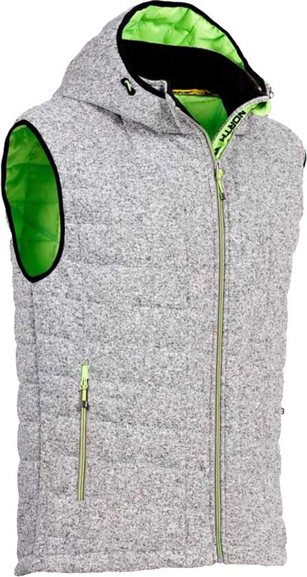 Gilet à capuche Teddy Nine Worths - Gris clair - Taille L