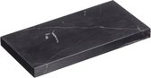 Kaarsplateau - zwart - marmer - plateau - dienblad - schaal - decoratie - 20 x 10 x 1 cm