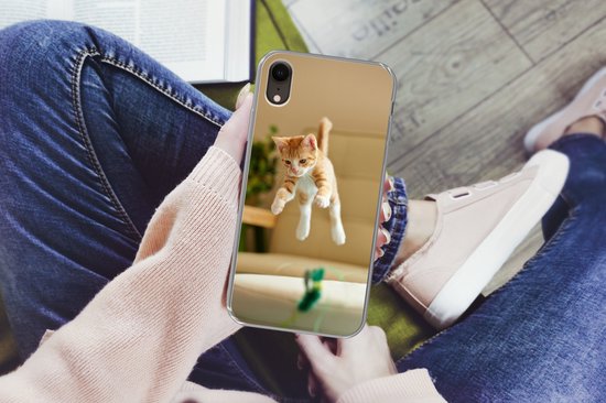 Coque iPhone XR - Chat - Printemps - Jouets - Coque de téléphone en Siliconen