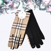 Winter handschoenen Classique van BellaBelga – zwart & licht bruin
