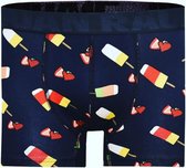 Verjaardag cadeau – BOXER SHORT - Ijsjes - Grappige boxer short – Mannen Boxershort – Heren Boxer Short - Leuke Boxer Short - Vrolijke Boxershort – Mannen Cadeautjes - Luckyday Sho