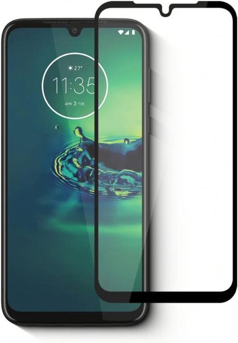 Full Screenprotector Geschikt voor Motorola Moto E20 - Motorola Moto E20 Full Tempered Glass