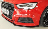 RIEGER - PERFORMANCE FRONT SPLITTER - AUDI A3 SLINE S3 8V FACELIFT BERLINE / CABRIO - GLOSS BLACK