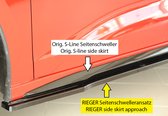 RIEGER - PERFORMANCE SIDE SKIRT - AUDI A3 S-LINE (GY) / S3 (GY) 2020 + - GLOSS BLACK