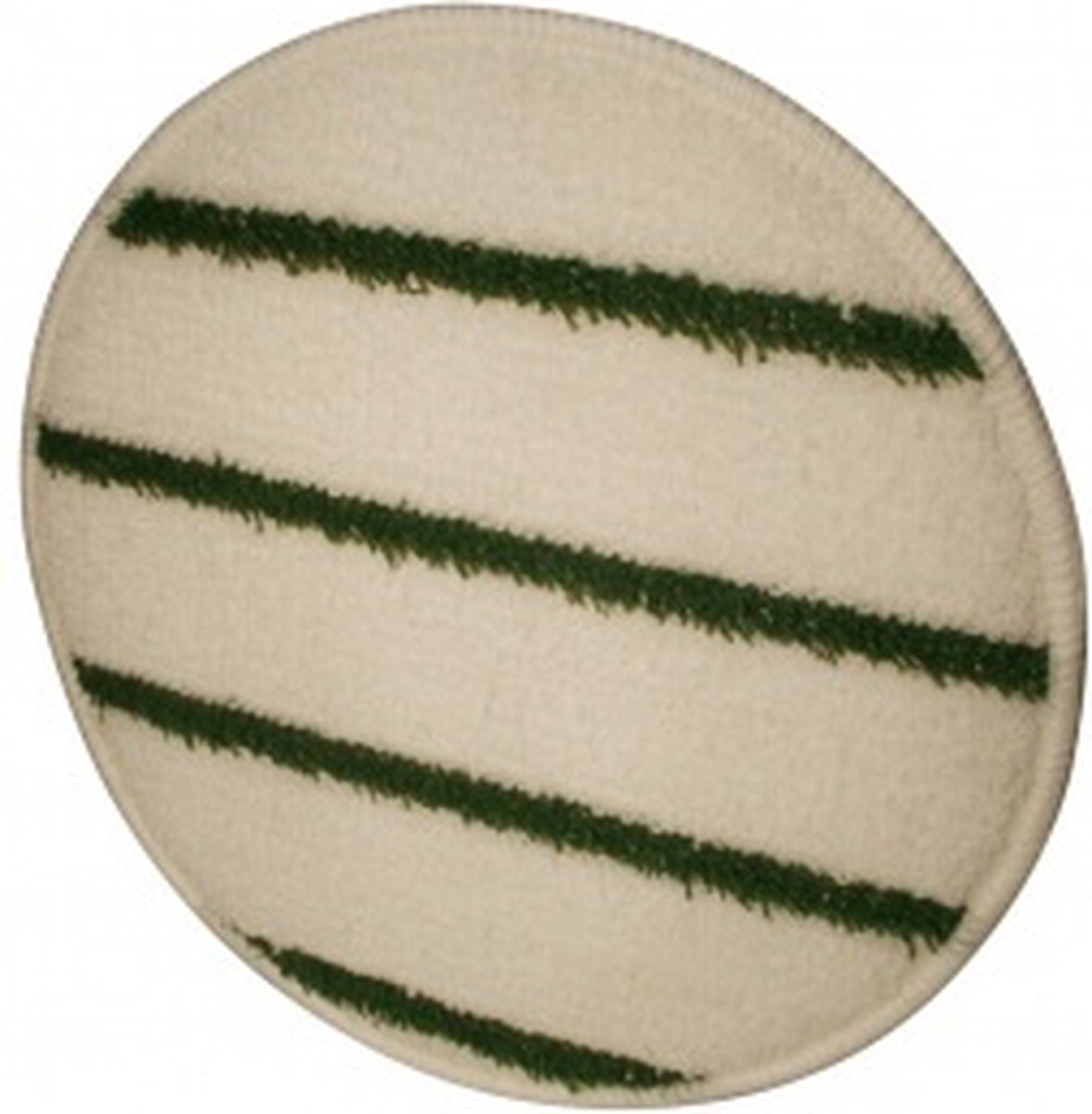 16 inch - groen/witte tapijt reinigingspads bonnetpad - Floorpads - medium - wasbaar - voor boen & schrobmachines - FeramoTools