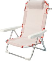 Probeach Vouwstoel Aluminium Verstelbaar Rood