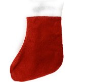 JEMIDI 4 Pack bestek zak Kerstman Kerstmis Sok servet houder tafel decoratie