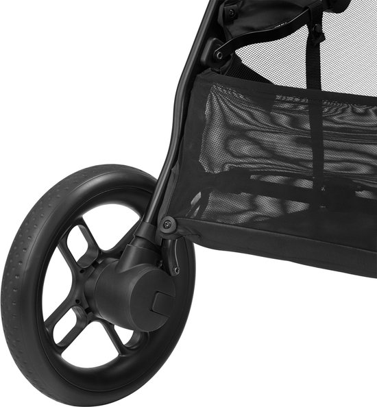 Maxi-Cosi Zelia³ kinderwagen - Essential Graphite (zwart frame + bruin leer)