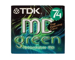 TDK 74 MD Green recordable minidisc