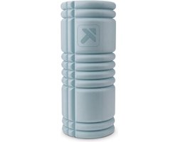 Trigger Point Trigger Point TriggerPoint RECYCLED Grid 1.0 - 33 cm - Grijs / Lichtblauw - Gerecycled - Foam Roller - Schuimroller - Spiermassage - Pilates - Yoga - Fitness