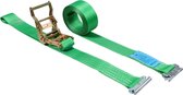 Spanband 50 mm 2 ton 8M Groen met Sleufgatfitting