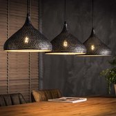 Crea Hanglamp 3xØ32 punch trechter / Zwart bruin - Industrieel meubels - Design