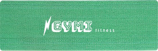 GYMI fitness weerstandsbanden | Resistance bands | Fitness elastiek | Weerstandsband Sea Green | Sterkte: Medium