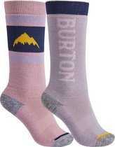 Burton Kids Weekend Midweight - kinder snowboardsokken (2 paar) - Paars - Size M/L