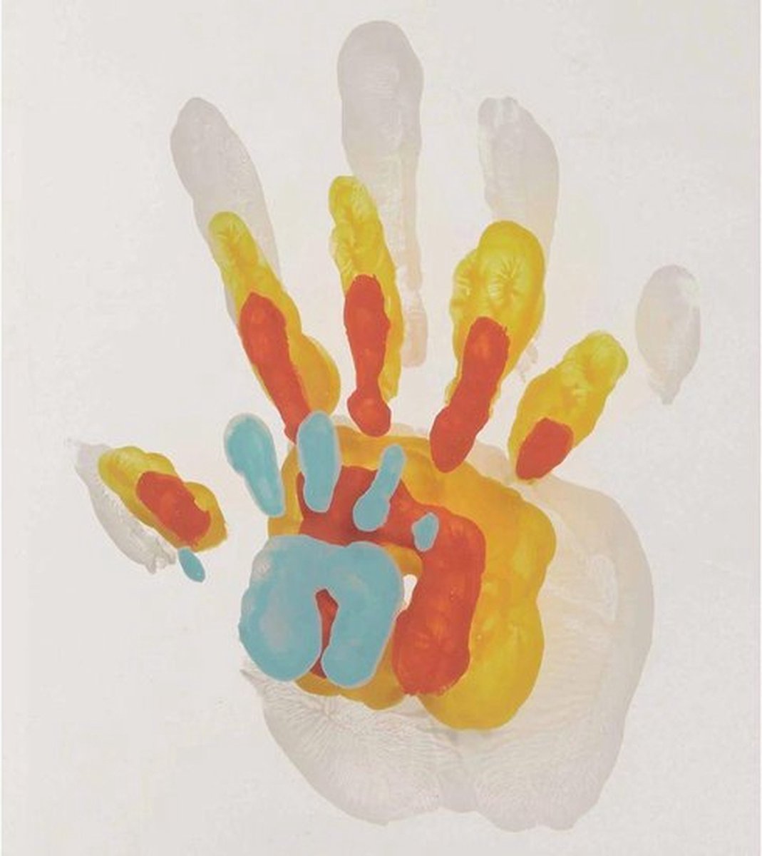 Baby Art Family Touch Handafdruk voor het hele gezin Transparant