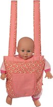 Mini Mommy - Poppendraagzak Dusty - 27x24 cm - Katoen - Roze