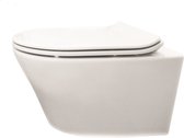 Sanifun Rimless hangtoilet Tomeka 520 wit combi...