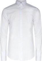 Marshall Denim - Heren Overhemd - Slimfit - Stretch - Wit
