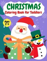 Christmas coloring book for ToddlersAges 2-4