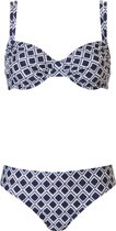 Pastunette Beach - Blue Pattern - Bikiniset - Blauw/Wit - Maat 38