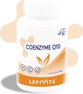 Co-enzym Q10 | 90 plantaardige capsules | Beïnvloedt de energieproductie | Made in Belgium | LEPIVITS